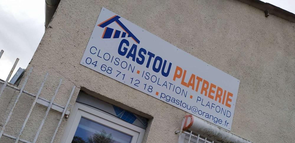 Devanture Gastou Platrerie